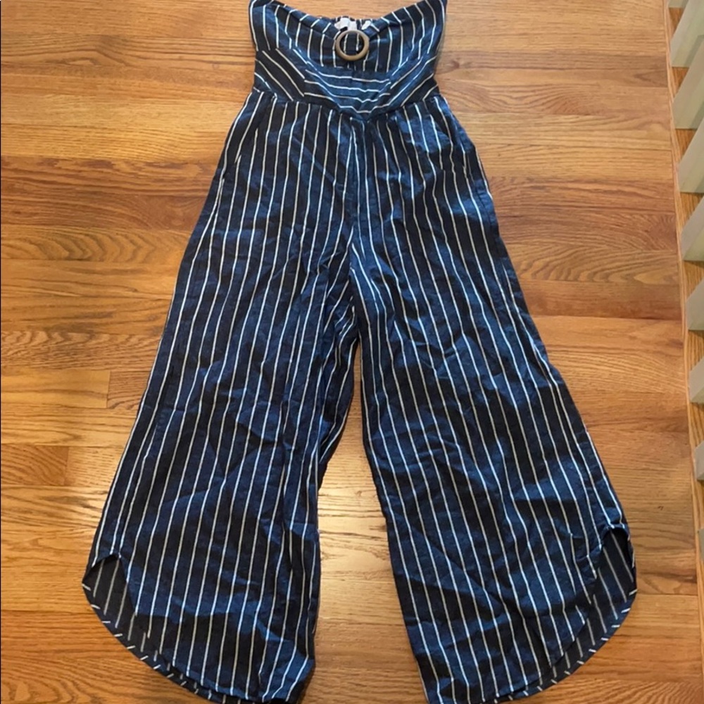 Canvas material Jumpsuit